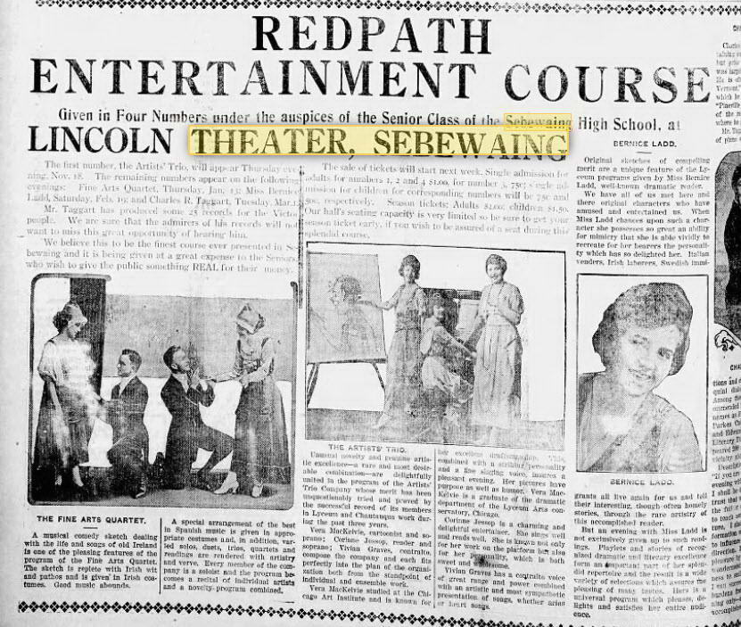 Lincoln Theatre - Oct 14 1920